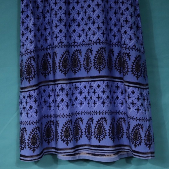 Old Navy Blue Patterned Dress, size XS - Picture 4 of 7